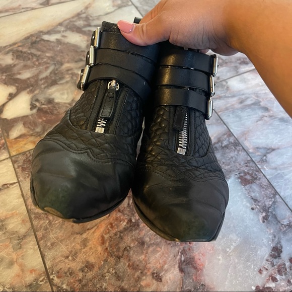 Tabitha Simmons Early Quilted Leather Ankle Boots Size 38.5 - Picture 4 of 12